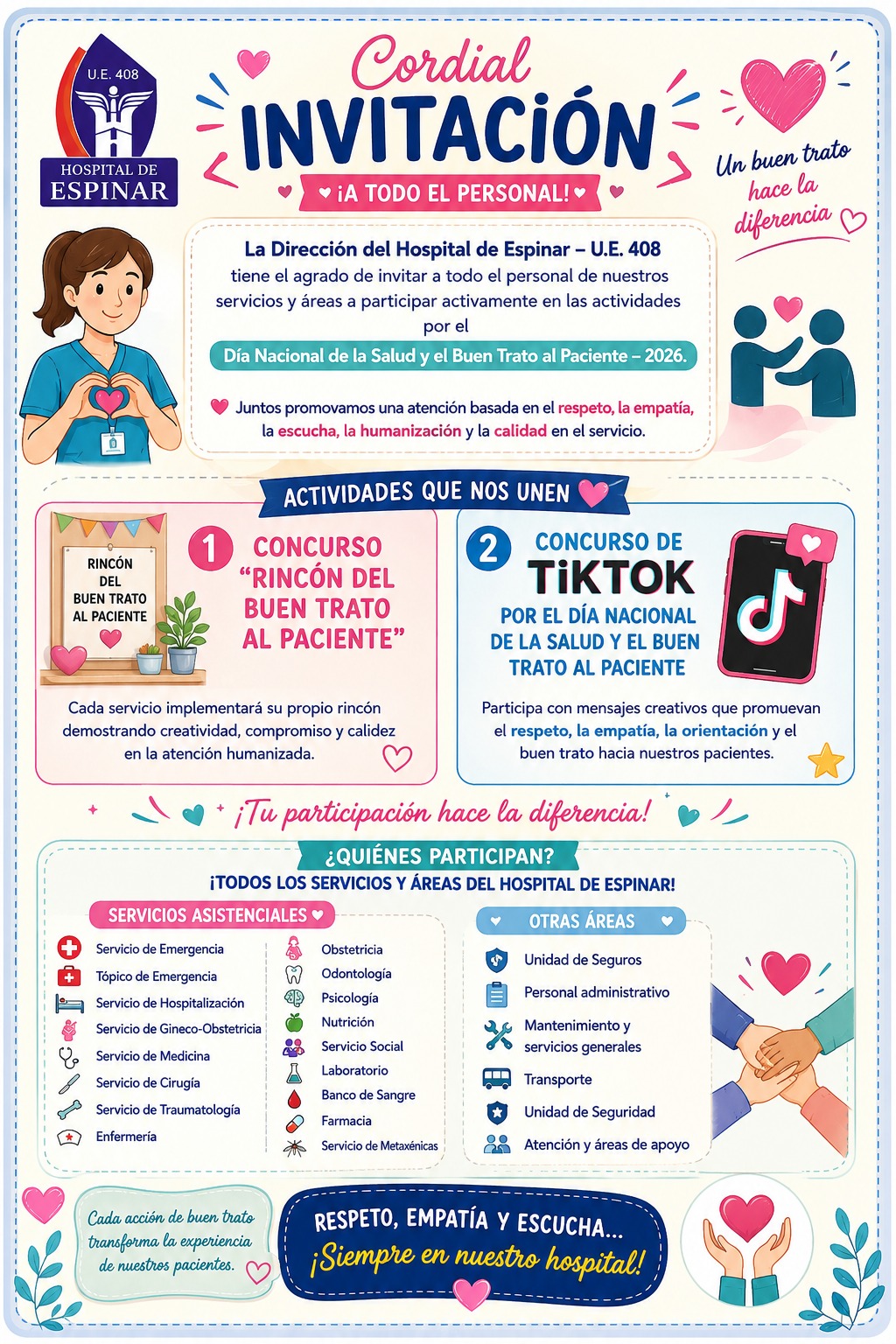 La verdadera excelencia médica comienza con la conexión humana. 🤍