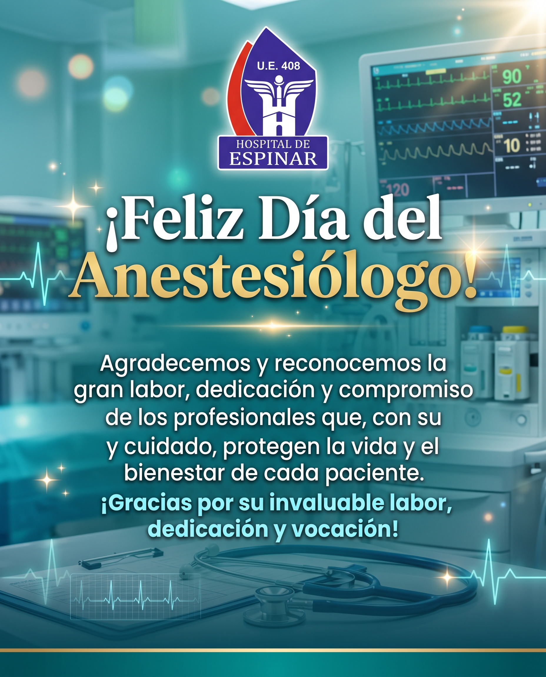 🏥✨ ¡Celebramos a los guardianes del quirófano en el Hospital de Espinar! 💙